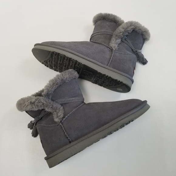 Lamo Cozy Suede Thalia Boots Size 8 - Picture 5 of 13